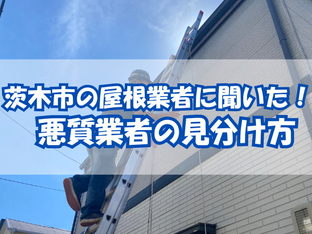 茨木市で屋根調査