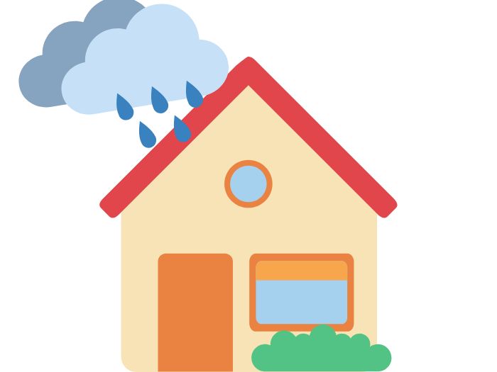 雨水の遮断と防水性の確保